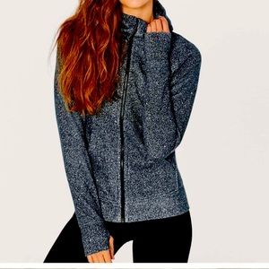 [Lululemon] Scuba Hoodie Cotton Fleece Luminesce Splatter White Black 4